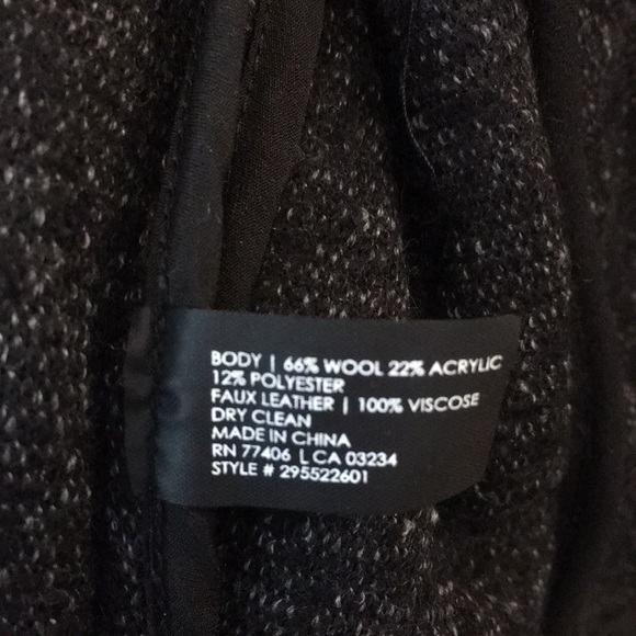 Club Monaco Wool Blend Asymmetrical Boucle Open Jacket - Picture 12 of 12